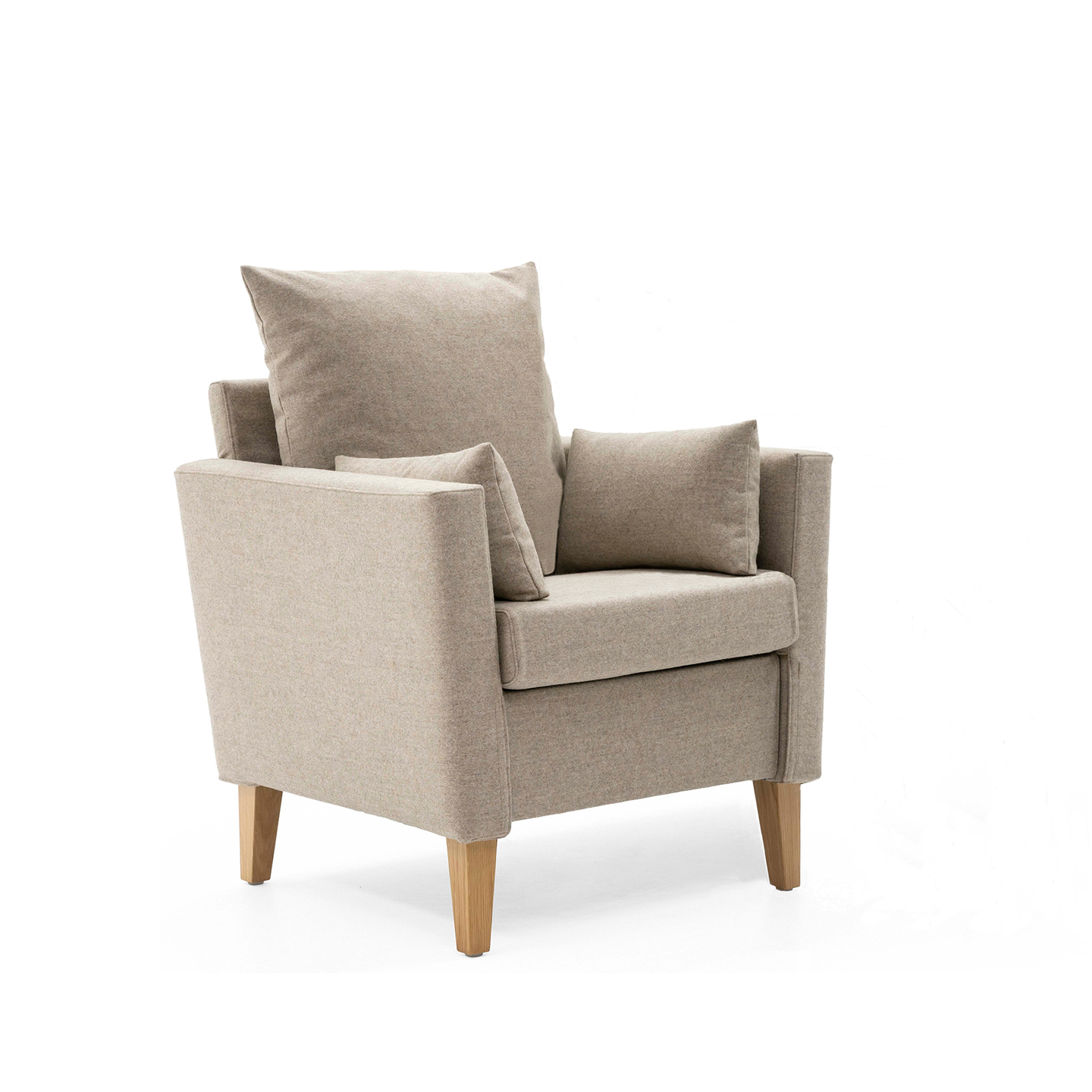 HELLAND Seniorensofa Bubble 1-Sitzer I gepolsterte Armlehnen