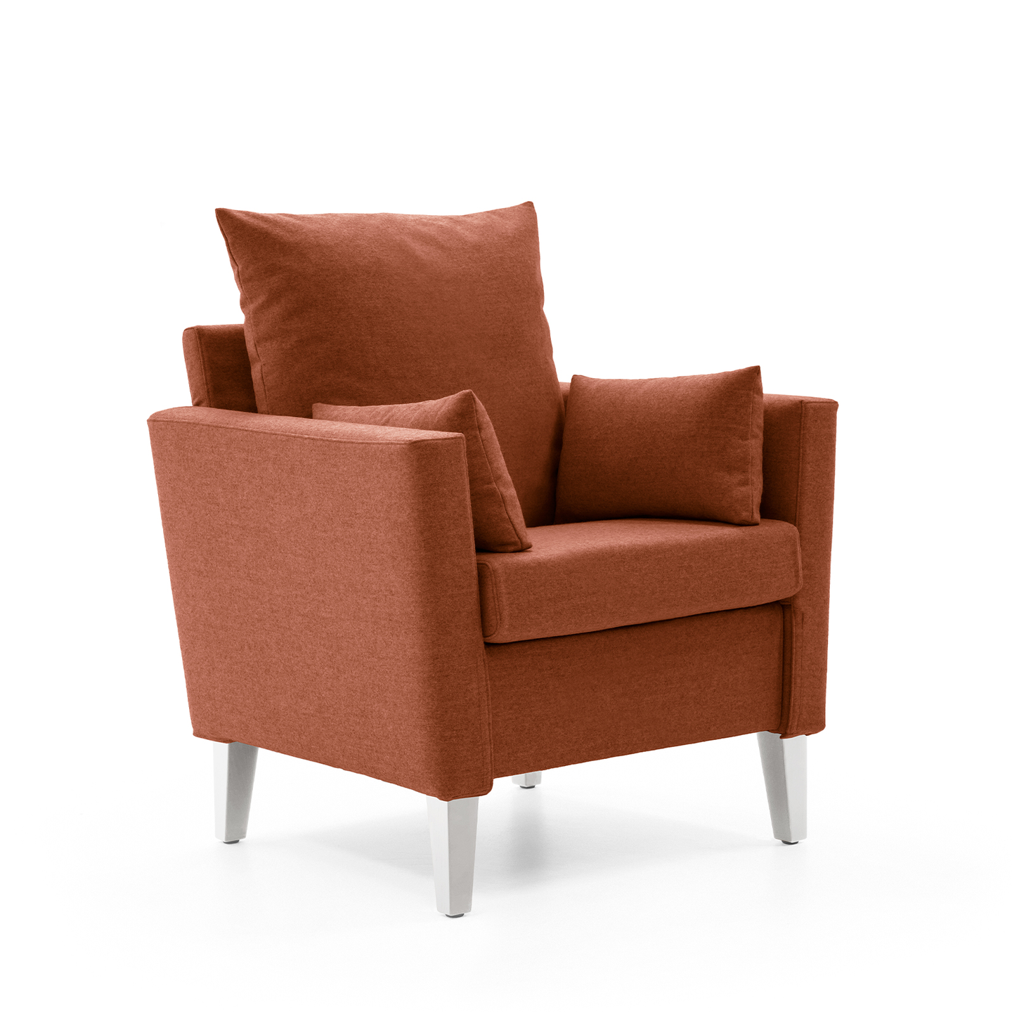 HELLAND Seniorensofa Bubble 1-Sitzer I gepolsterte Armlehnen