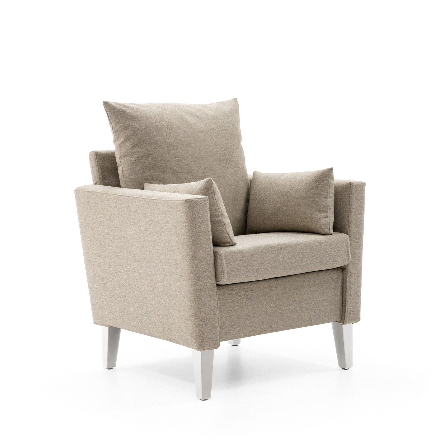 HELLAND Seniorensofa Bubble 1-Sitzer I gepolsterte Armlehnen