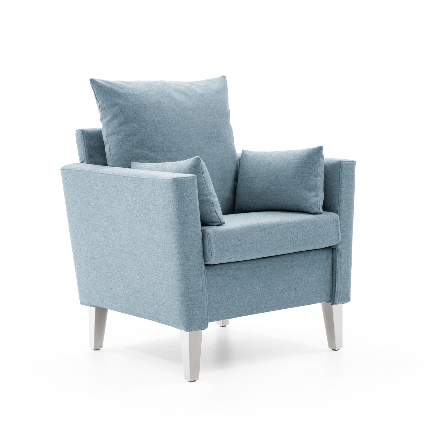 HELLAND Seniorensofa Bubble 1-Sitzer I gepolsterte Armlehnen