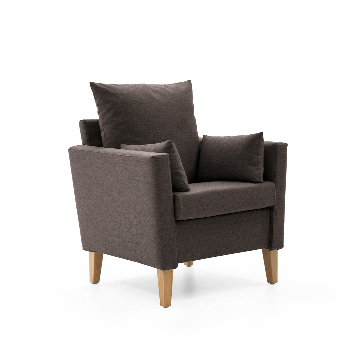 HELLAND Seniorensofa Bubble 1-Sitzer I gepolsterte Armlehnen