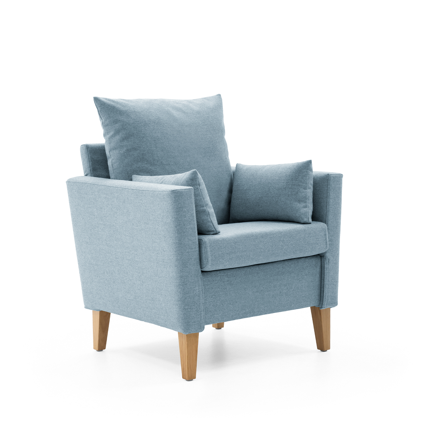 HELLAND Seniorensofa Bubble 1-Sitzer I gepolsterte Armlehnen