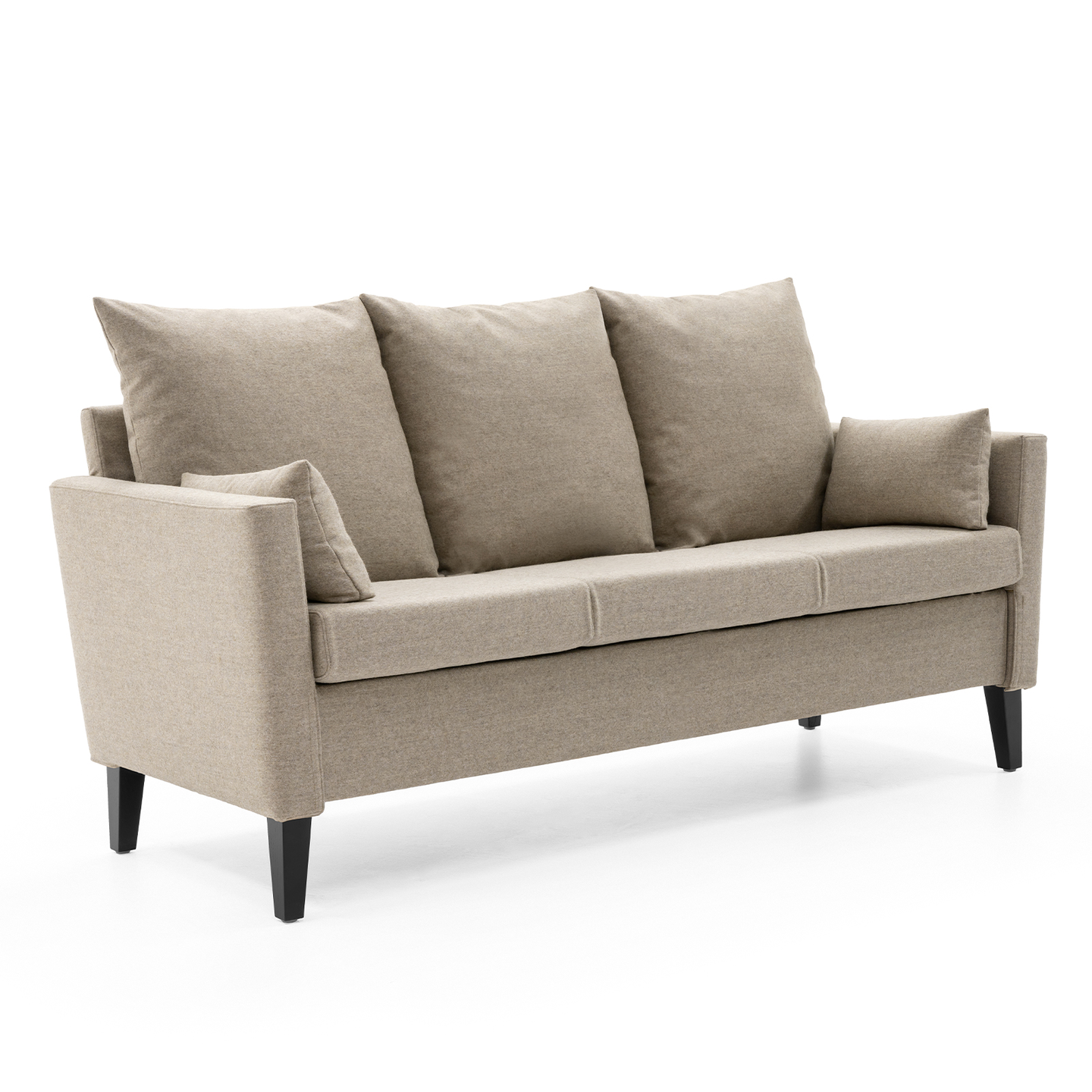 HELLAND Seniorensofa Bubble 3-Sitzer I gepolsterte Armlehnen