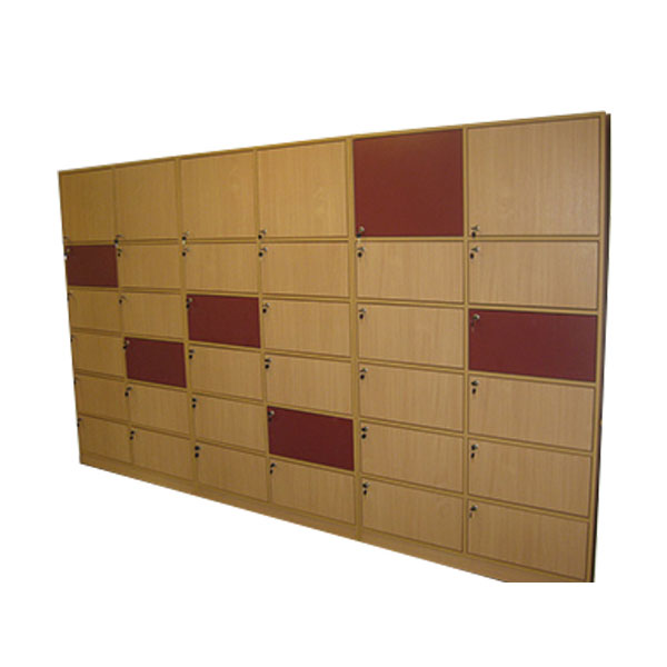 Schrank, 15 Ablagen, Schließfachschrank, Postfachschrank