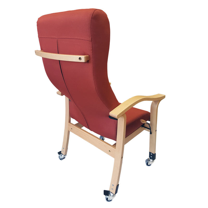 Relaxsessel mit Rollen, Transportsessel, Seniorensessel mit Rollen, SONORA mobil