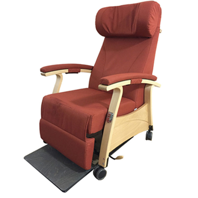 mobiler Pflege- und Liegesessel mit Rollen, 1 Motor, CARE-LE1+T