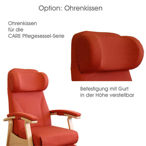 Pflegesessel, Transportsessel mit Rollen CARE-LM, Liegesessel