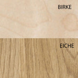 Holzarten Birke / Eiche
