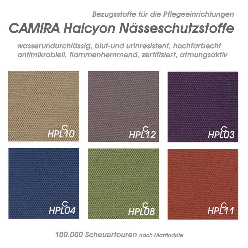 Pflegesessel mit 2 Motoren und Aufstehhilfe, Funktionssessel CARE de Luxe